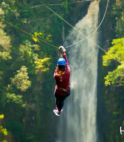 Zipline en la selva de Roatán - tirolesa emocionante